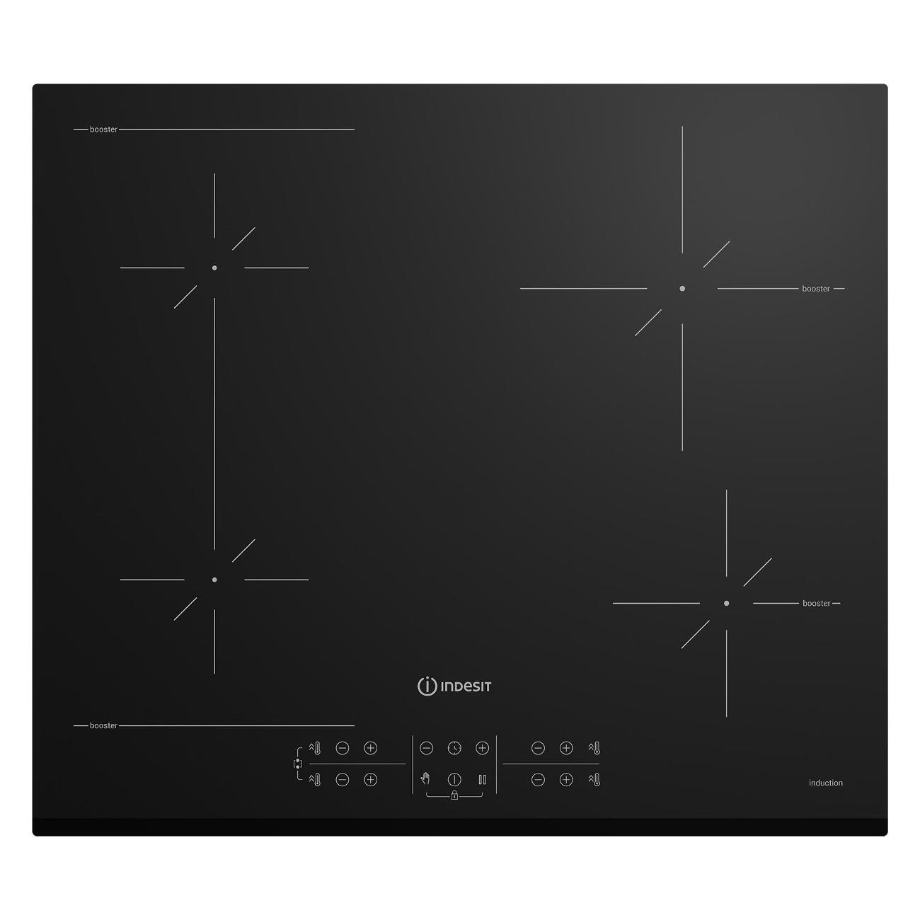 Индукционная варочная поверхность Indesit IB 41B60 BF черный