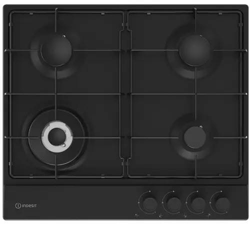 Газовая варочная поверхность Indesit THPM 641 W/BK/I черный