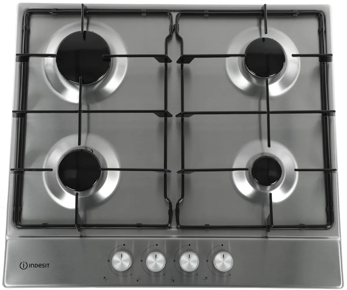 Газовая варочная поверхность Indesit THPM 641 IX/I нержавеющая сталь
