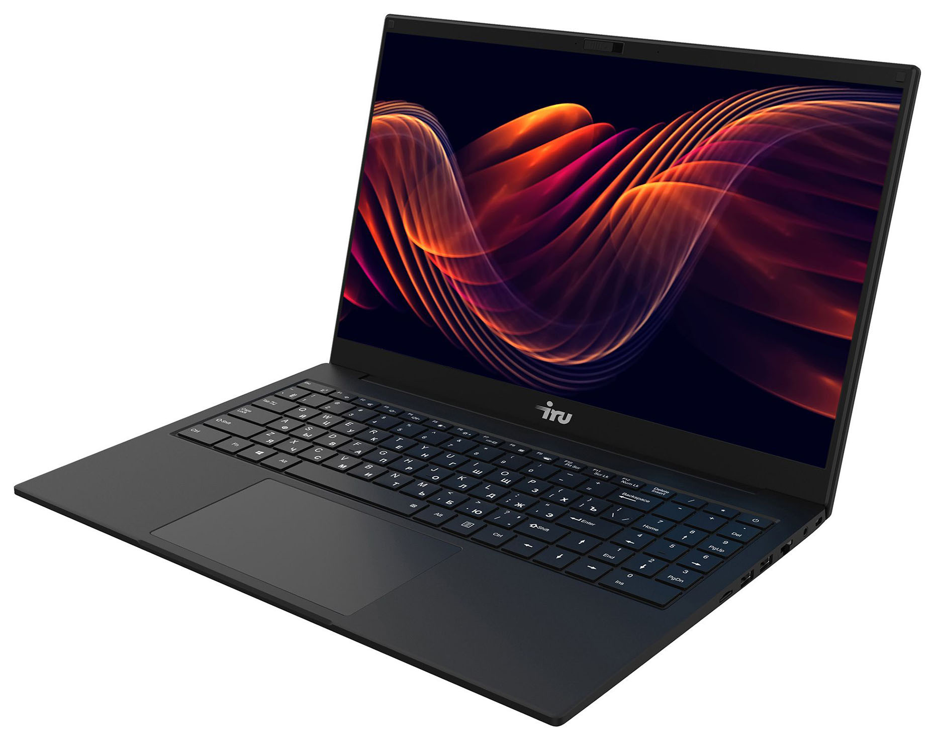 Ноутбук IRU Калибр 15EC3 Core i3 1115G4 16Gb SSD512Gb Intel Iris Xe 15.6" FHD (1920x1080) Free DOS black WiFi BT Cam 7200mAh