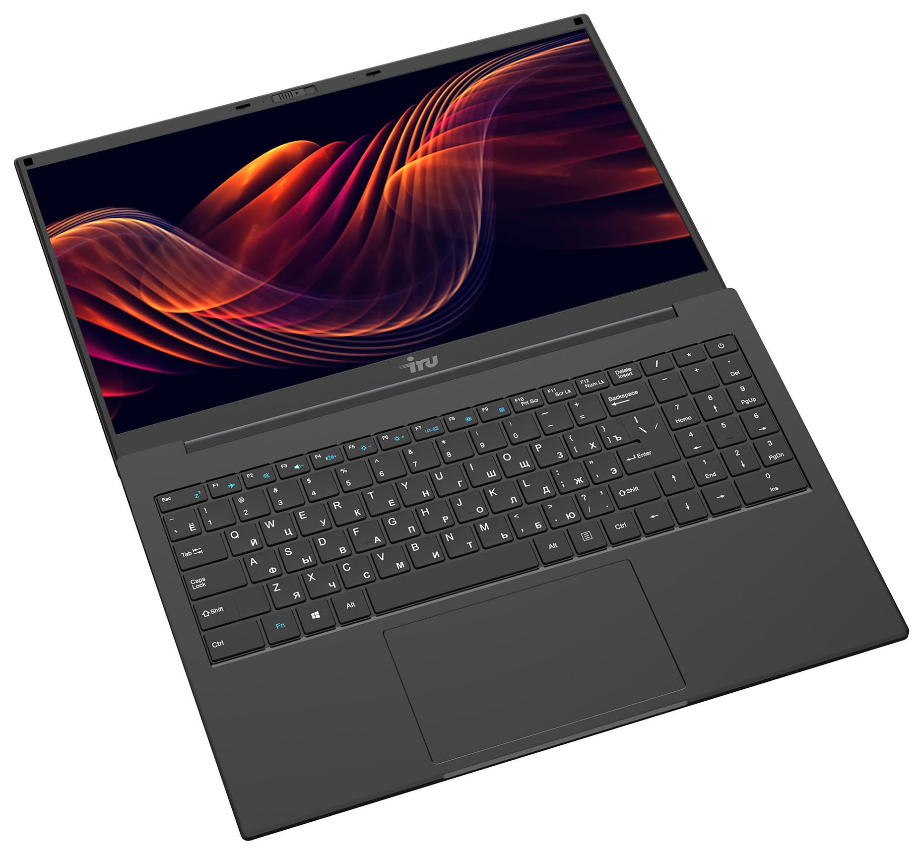 Ноутбук IRU Калибр 15EC3 Core i3 1115G4 16Gb SSD512Gb Intel Iris Xe 15.6" FHD (1920x1080) Free DOS black WiFi BT Cam 7200mAh — фото 5