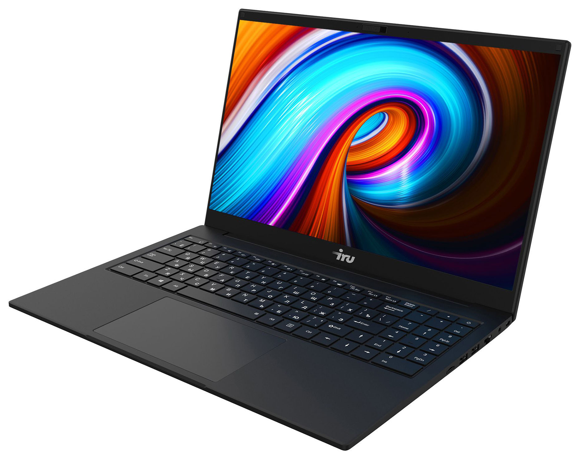 Ноутбук IRU Калибр 15EC5 Core i5 1135G7 16Gb SSD512Gb Intel Iris Xe 15.6" FHD (1920x1080) Free DOS black WiFi BT Cam 7200mAh