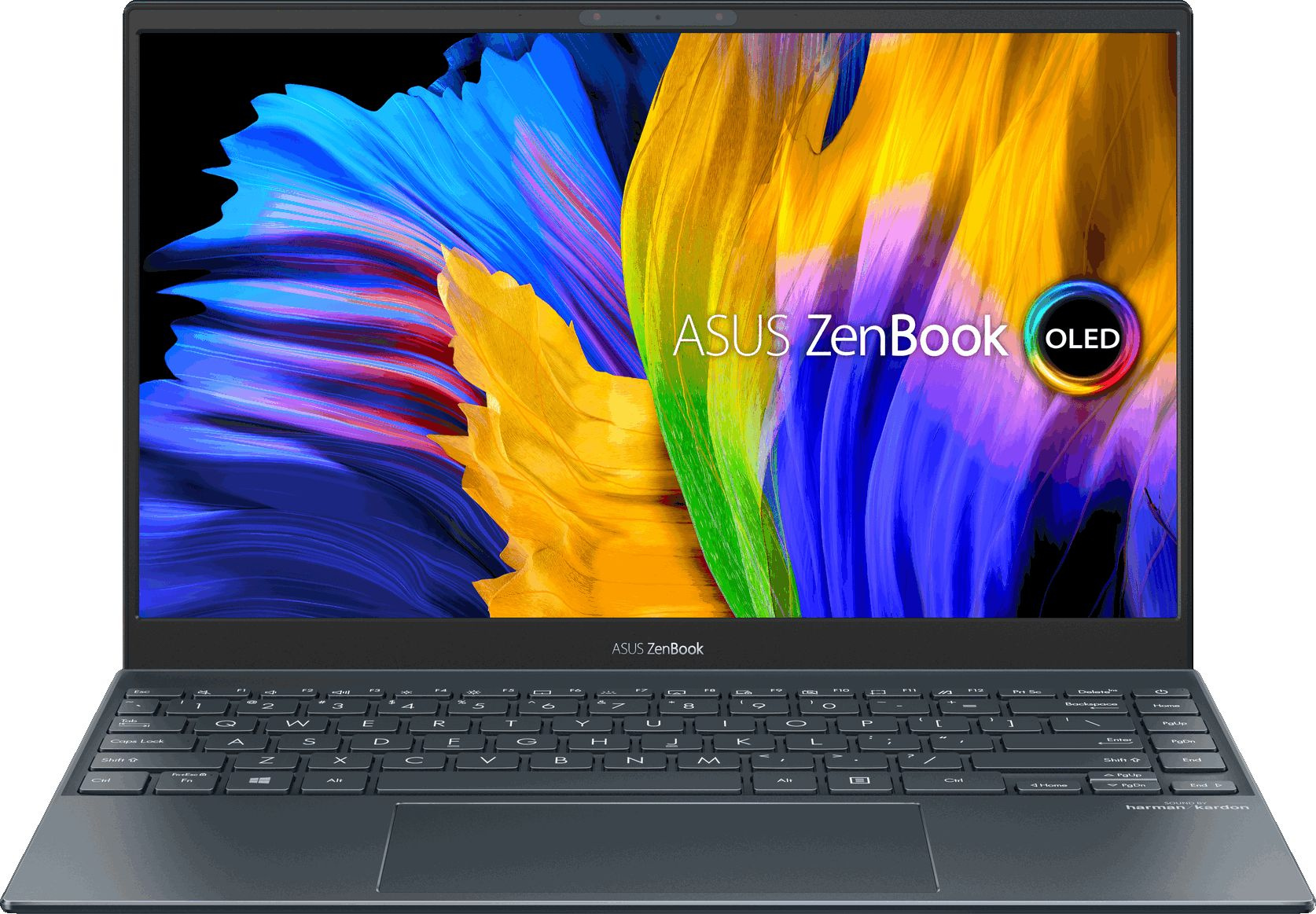Ноутбук Asus Zenbook 13 OLED UX325EA-KG908W Core i5 1135G7 8Gb SSD512Gb Intel Iris Xe graphics 13.3" OLED FHD (1920x1080) Windows 11 Home grey WiFi BT Cam (90NB0SL1-M00T10) — фото 2