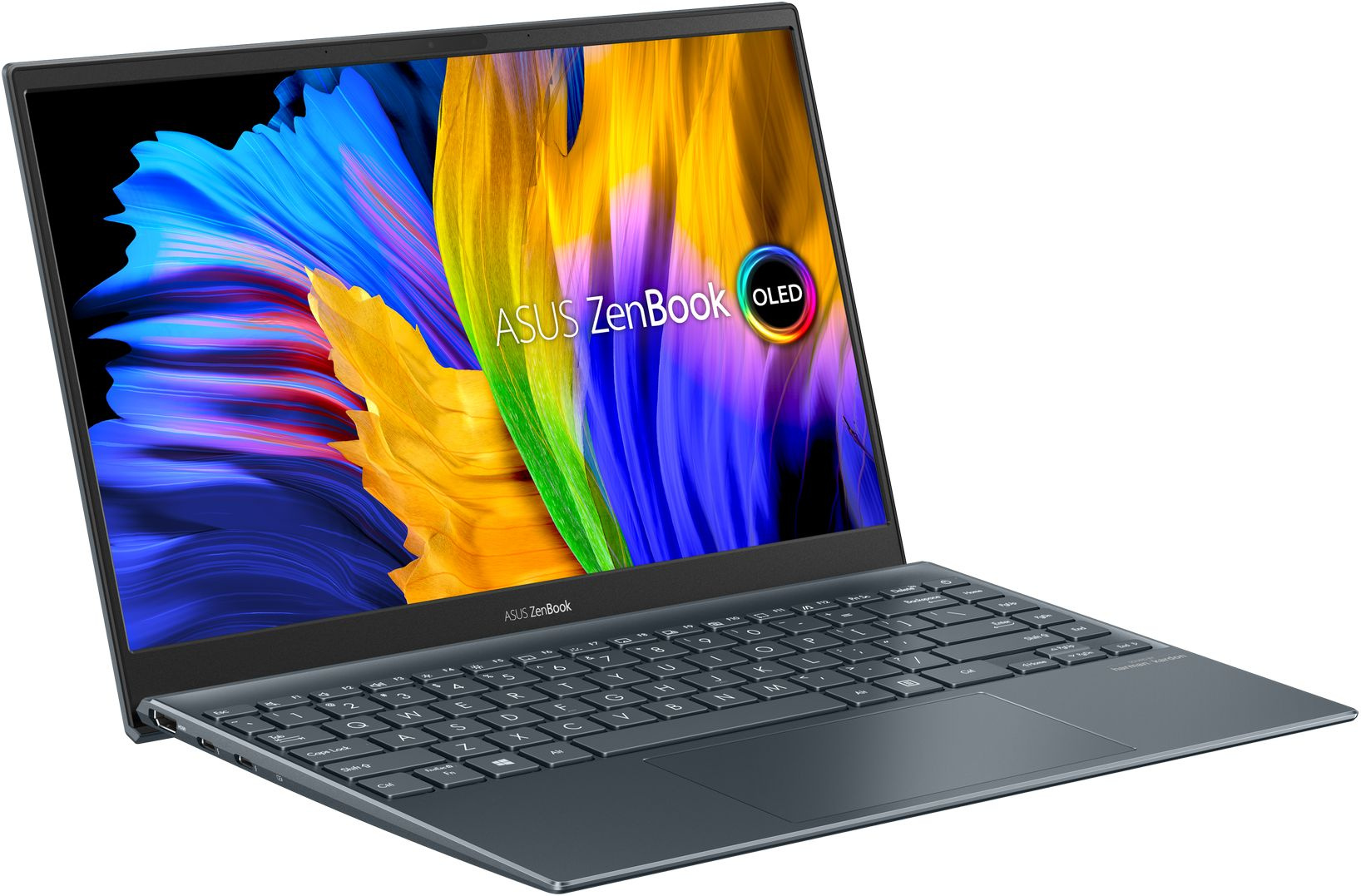 Ноутбук Asus Zenbook 13 OLED UX325EA-KG908W Core i5 1135G7 8Gb SSD512Gb Intel Iris Xe graphics 13.3" OLED FHD (1920x1080) Windows 11 Home grey WiFi BT Cam (90NB0SL1-M00T10) — фото 4