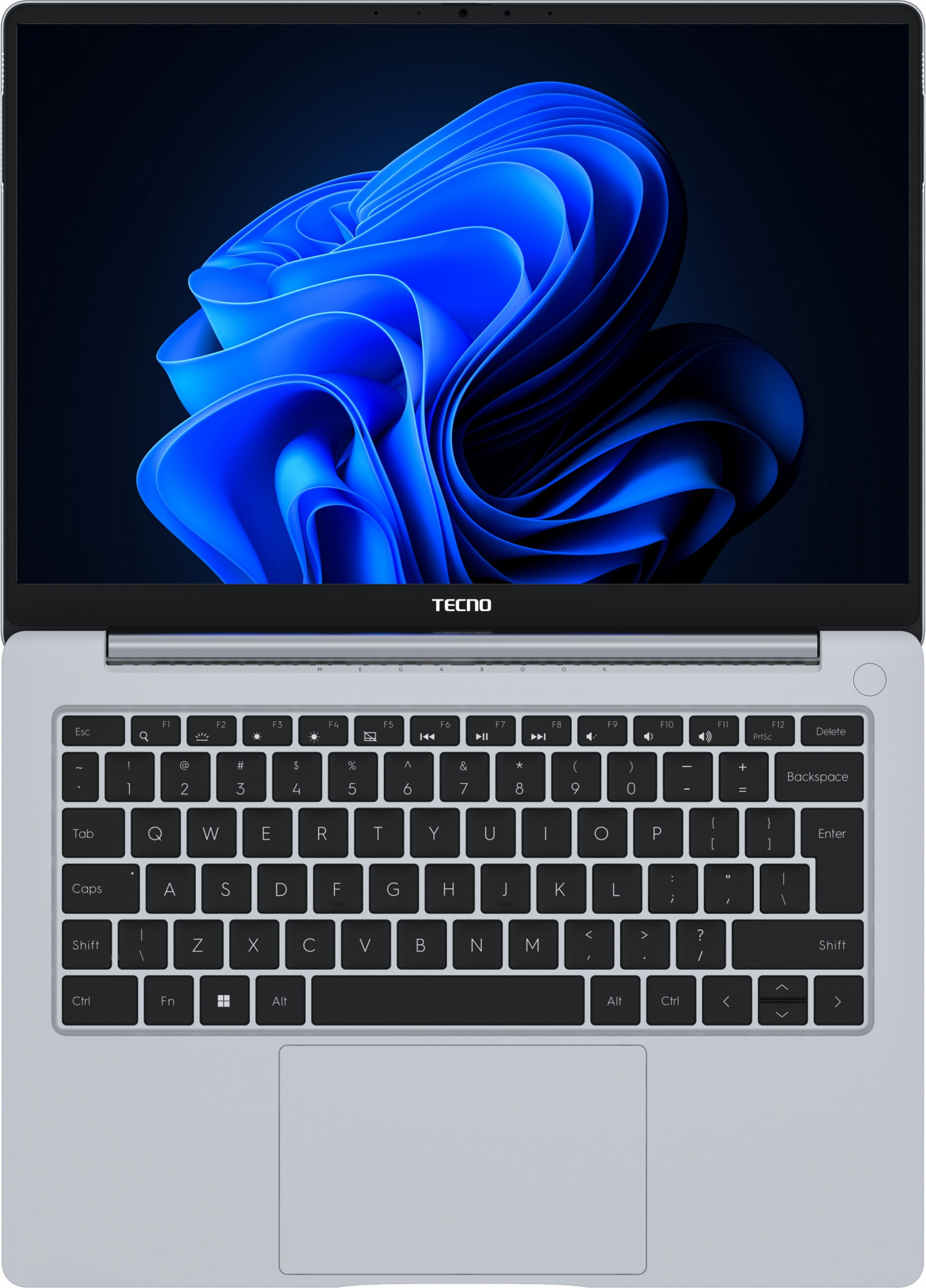 Ноутбук Tecno MegaBook T1 Core i5 1155G7 16Gb SSD512Gb Intel Iris Xe graphics 14.1" IPS FHD (1920x1080) noOS 64 silver WiFi BT Cam 6510mAh (71003300130) — фото 3