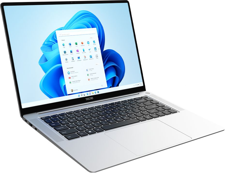 Ноутбук Tecno MegaBook S1 Core i5 1240P 16Gb SSD512Gb Intel Iris Xe graphics 15.6" IPS 3.2K (3200x2000) Windows 11 Home 64 grey WiFi BT Cam 6060mAh (71003300134) — фото 2