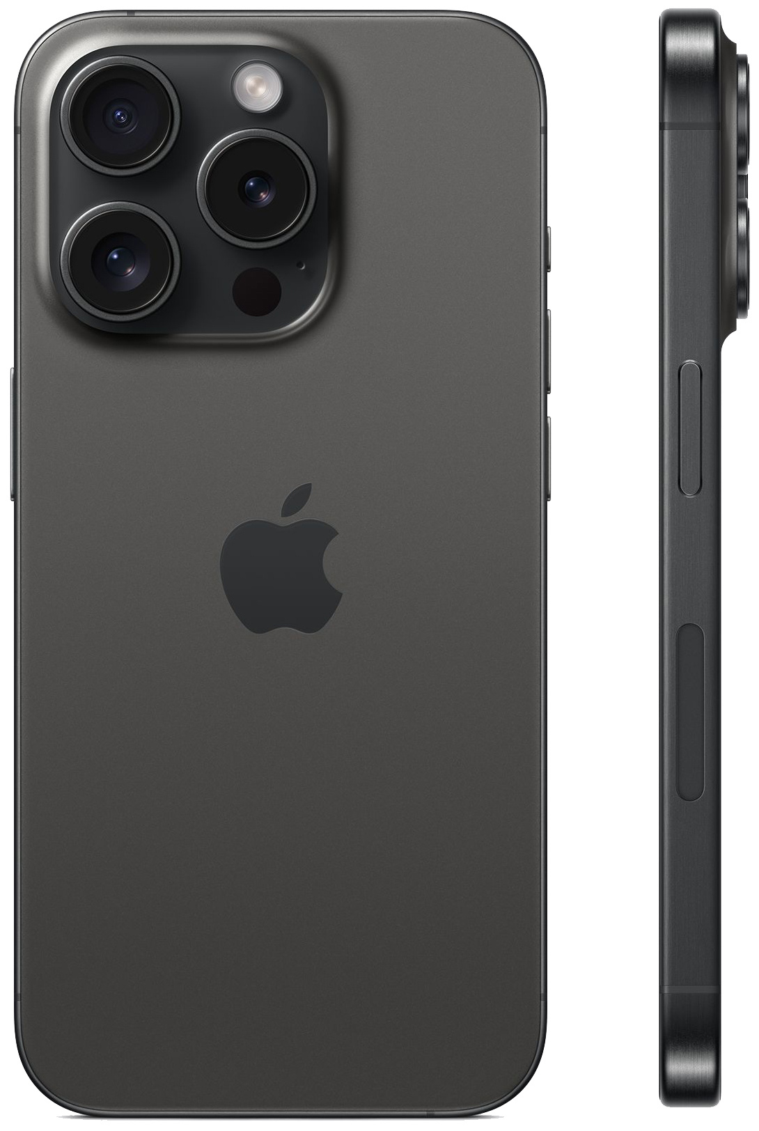 Смартфон Apple iPhone 15 Pro 256 ГБ черный титан — фото 2
