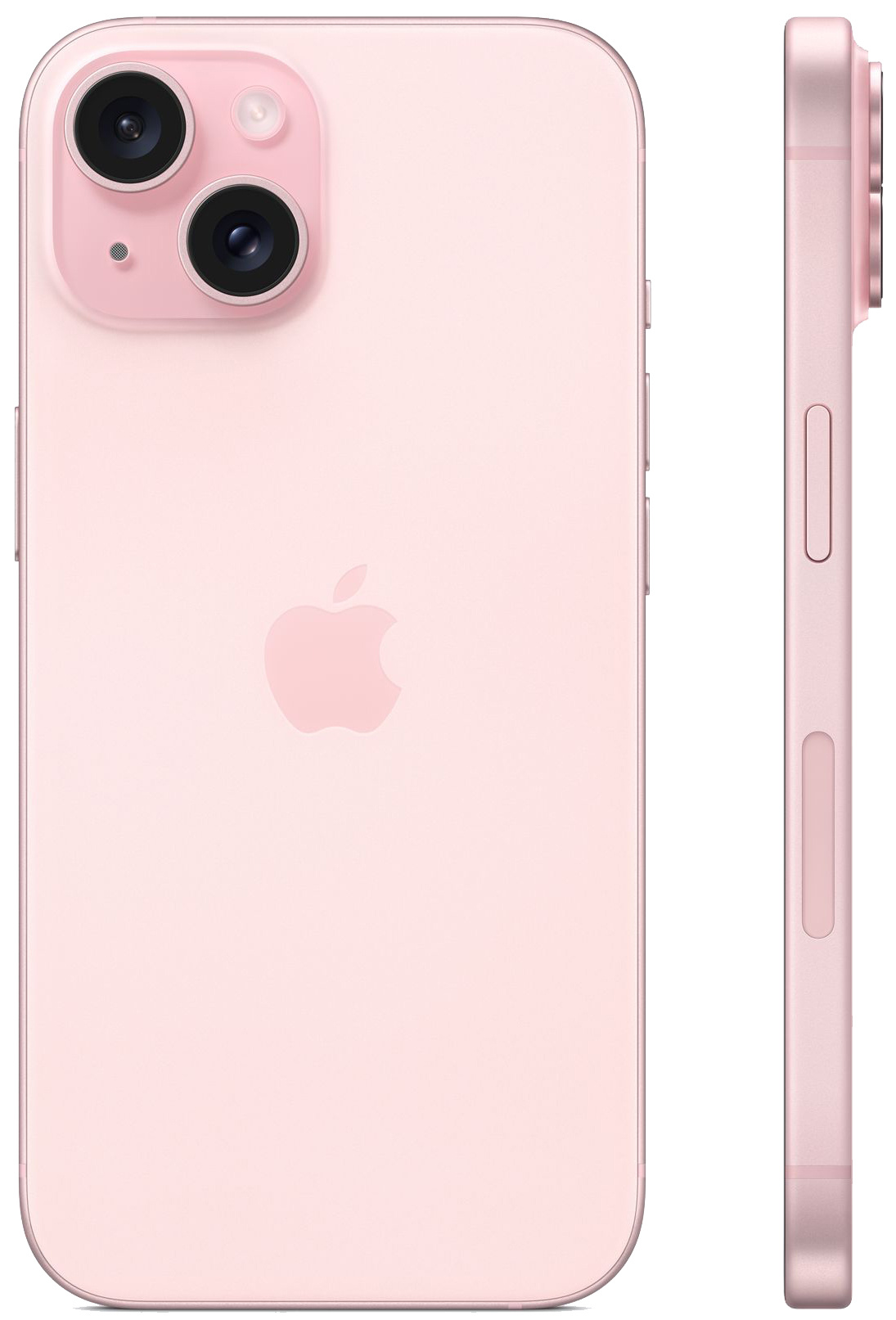 Смартфон Apple iPhone 15 256 ГБ розовый — фото 2