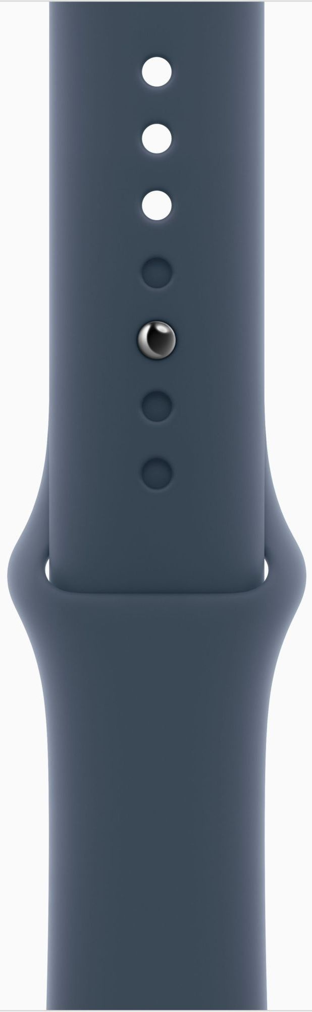 Смарт-часы Apple Watch Series 9 A2980 45мм OLED корп.серебристый Sport Band рем.синий разм.брасл.:160-210 мм (MR9E3ZP/A) — фото 3