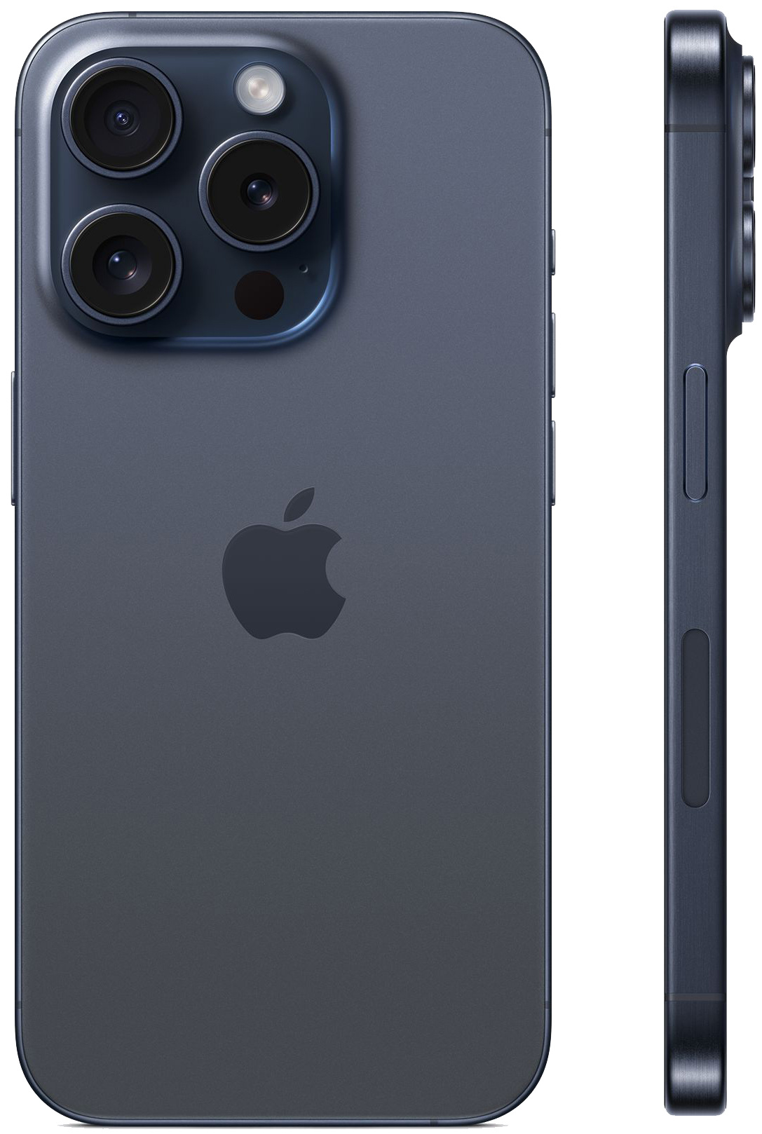 Смартфон Apple iPhone 15 Pro 256 ГБ синий титан — фото 2