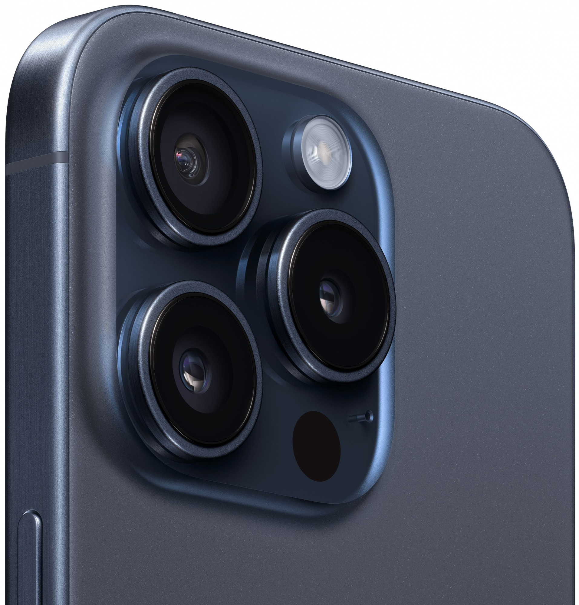 Смартфон Apple iPhone 15 Pro 256 ГБ синий титан — фото 4
