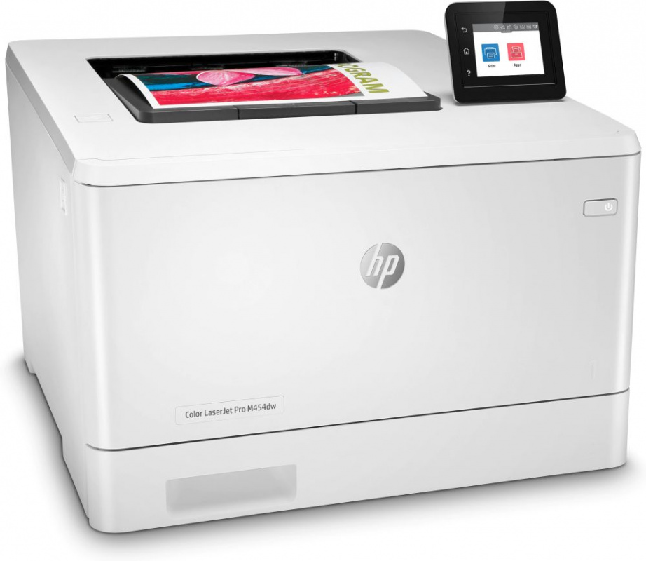 Принтер лазерный HP Color LaserJet Pro M454dw (W1Y45A) A4 Duplex Net WiFi белый — фото 4