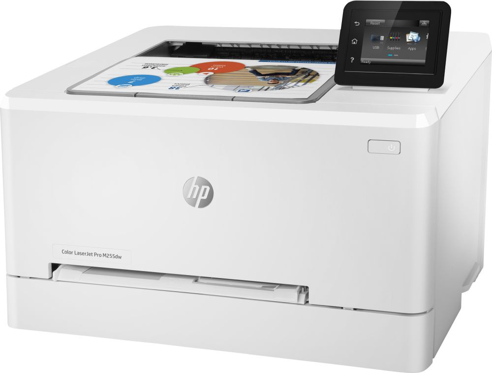 Принтер лазерный HP Color LaserJet Pro M255dw (7KW64A) A4 Duplex Net WiFi белый — фото 2