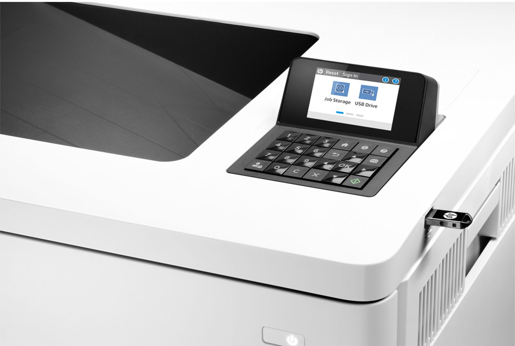 Принтер лазерный HP Color LaserJet Enterprise M554dn (7ZU81A) A4 Duplex белый — фото 5