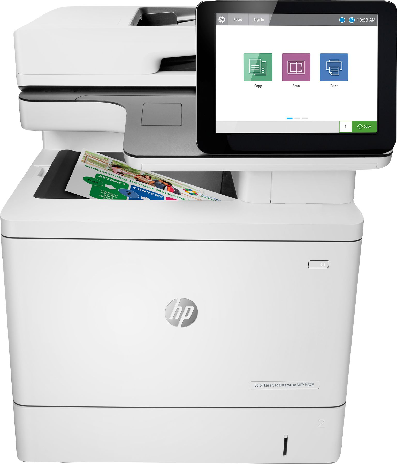 МФУ HP Color LaserJet Enterprise M578dn (7ZU85A) — фото 4