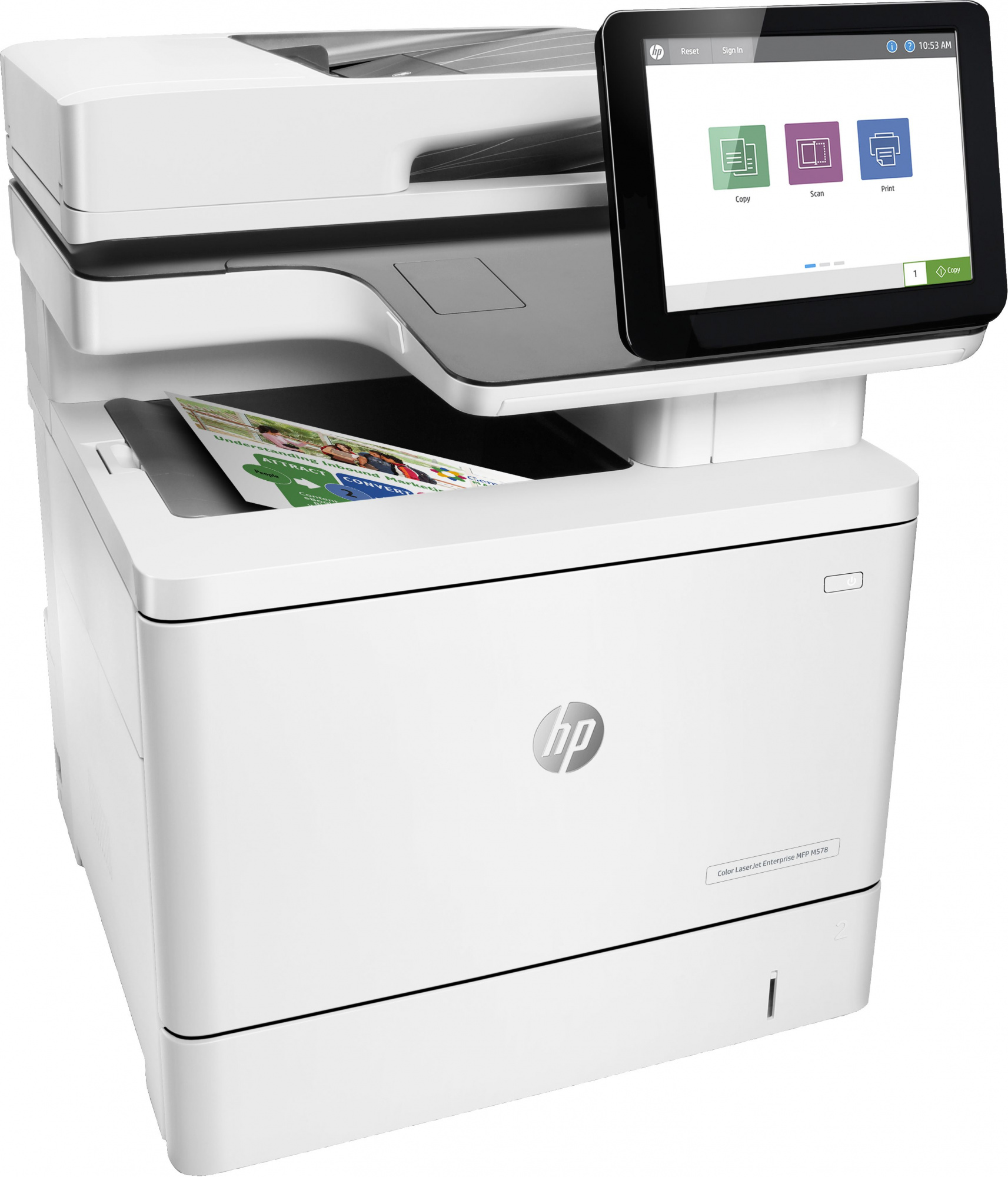 МФУ HP Color LaserJet Enterprise M578dn (7ZU85A)