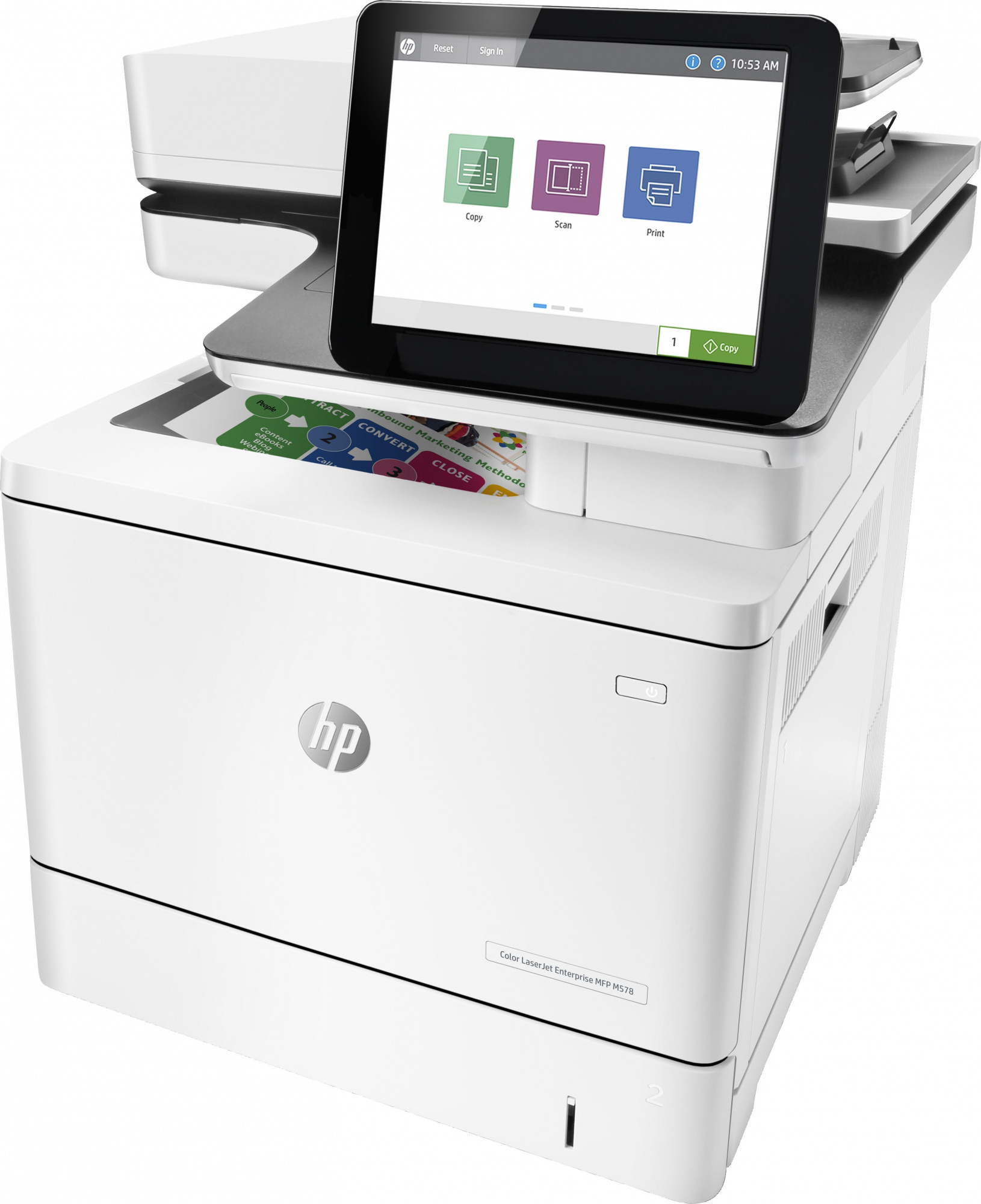 МФУ HP Color LaserJet Enterprise M578dn (7ZU85A) — фото 3