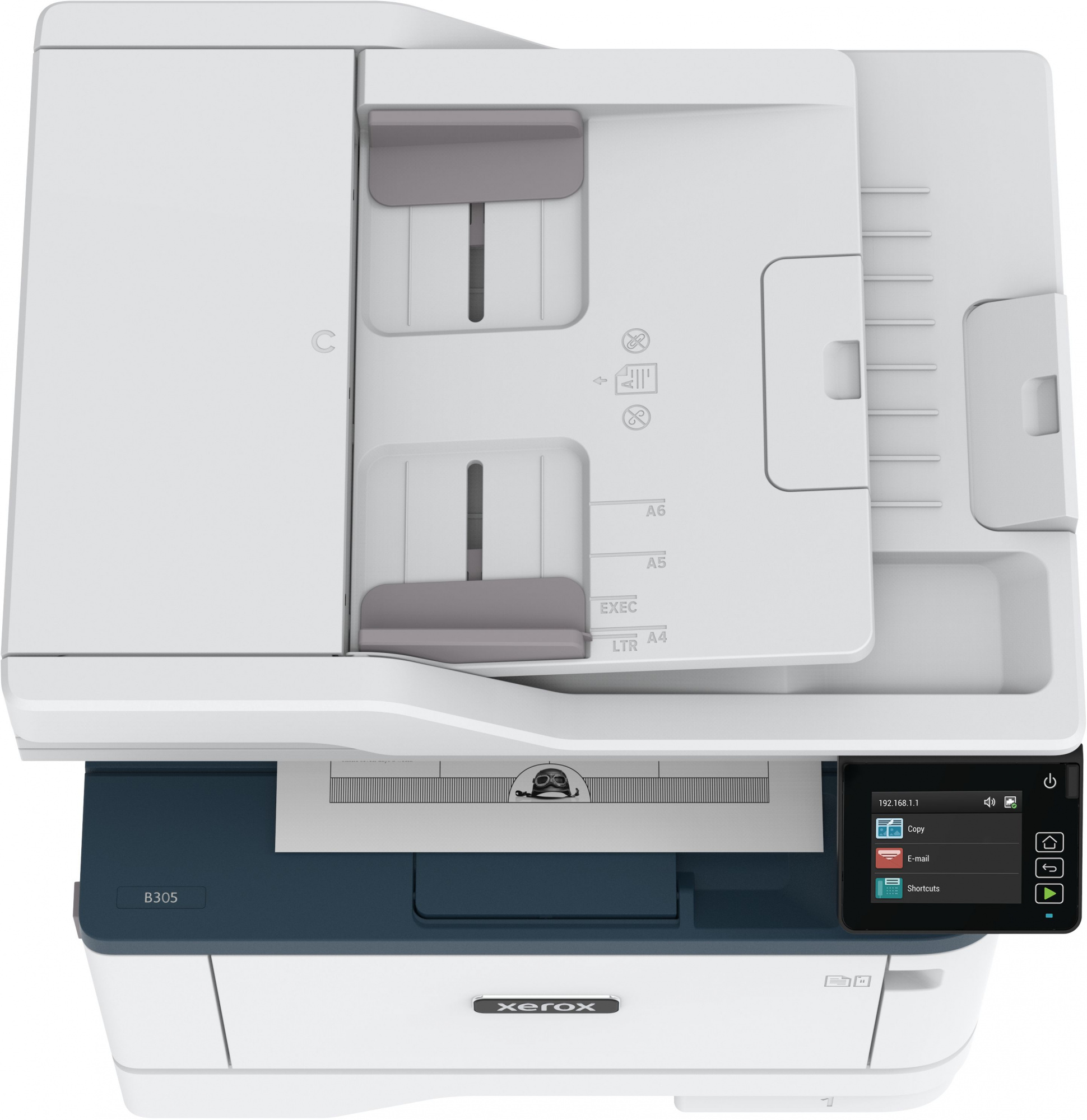 МФУ лазерный Xerox WorkCentre B305V_DNI A4 Duplex Net WiFi белый/синий — фото 4