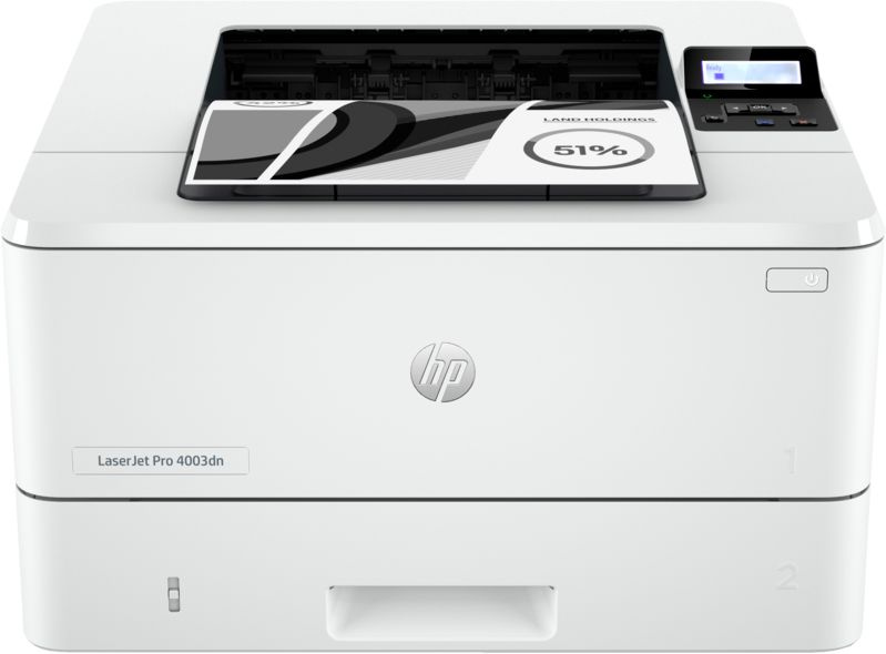 Принтер лазерный HP LaserJet Pro 4003dn (2Z609A) A4 Duplex Net белый — фото 2