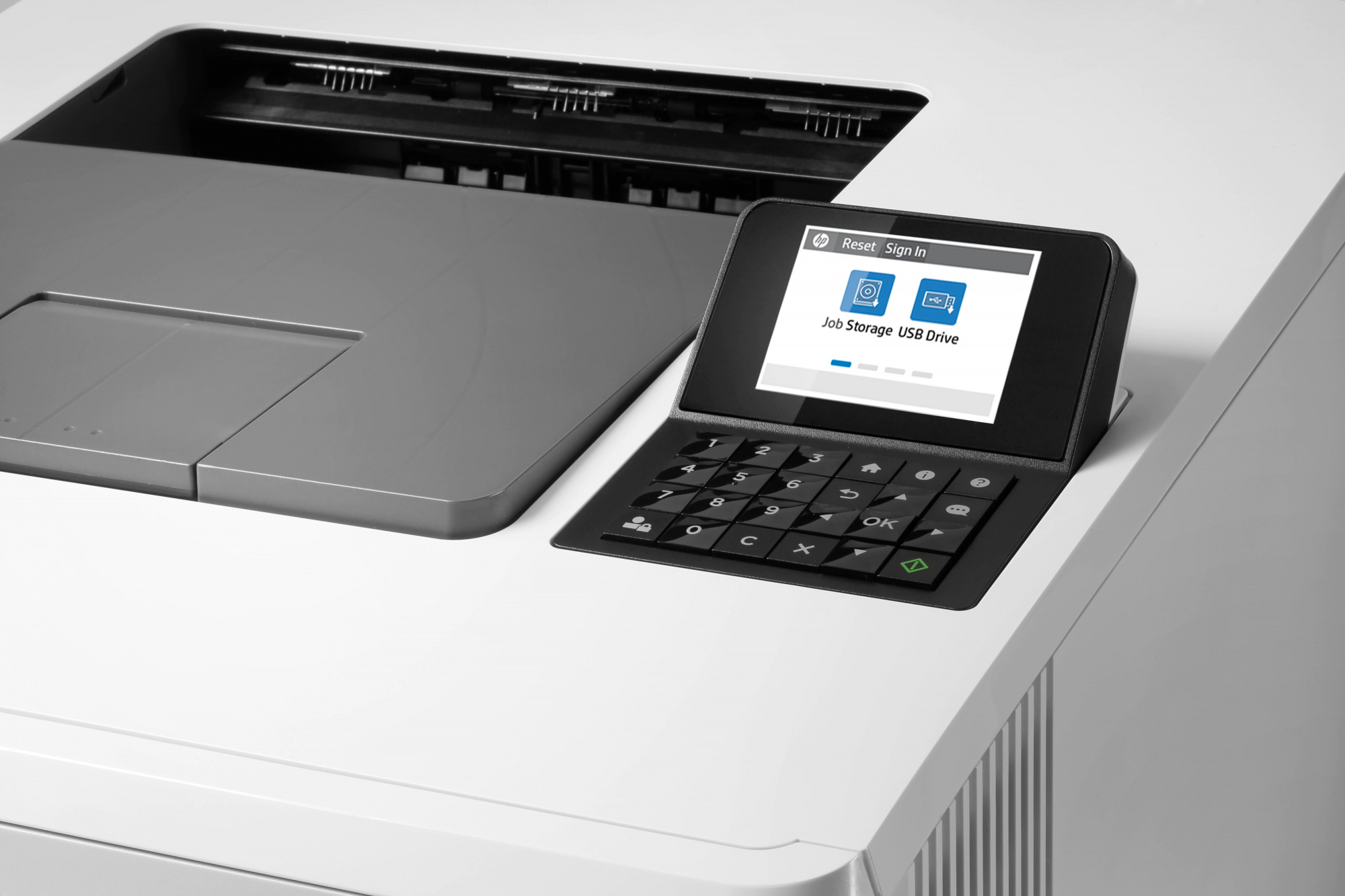 Принтер лазерный HP Color LaserJet Pro M455dn (3PZ95A) A4 Duplex Net белый — фото 4