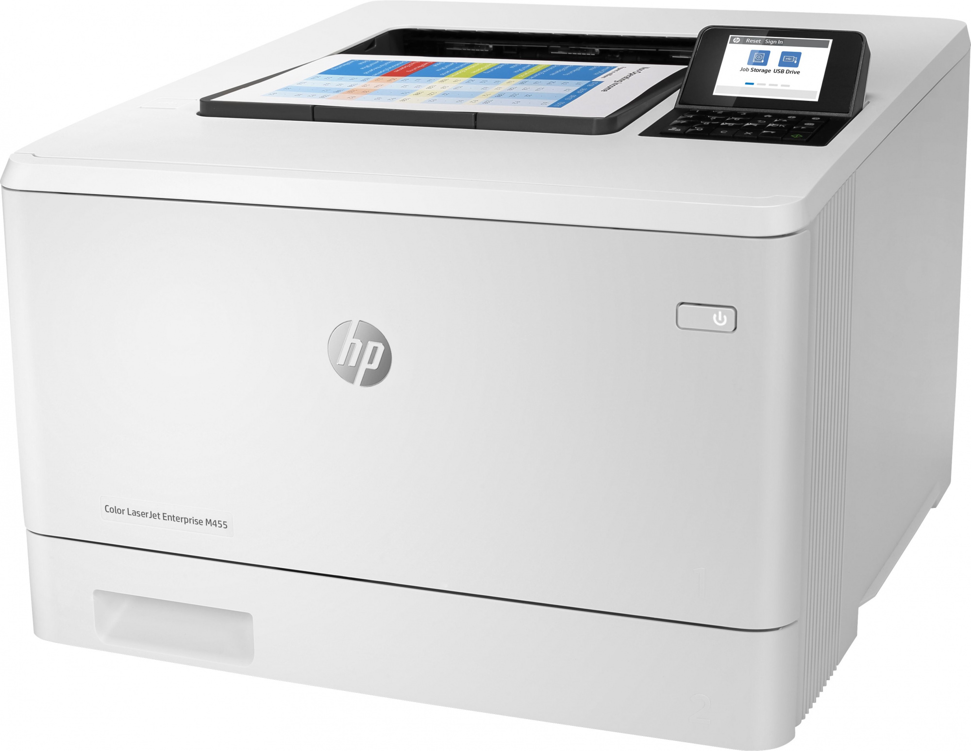 Принтер лазерный HP Color LaserJet Pro M455dn (3PZ95A) A4 Duplex Net белый — фото 5
