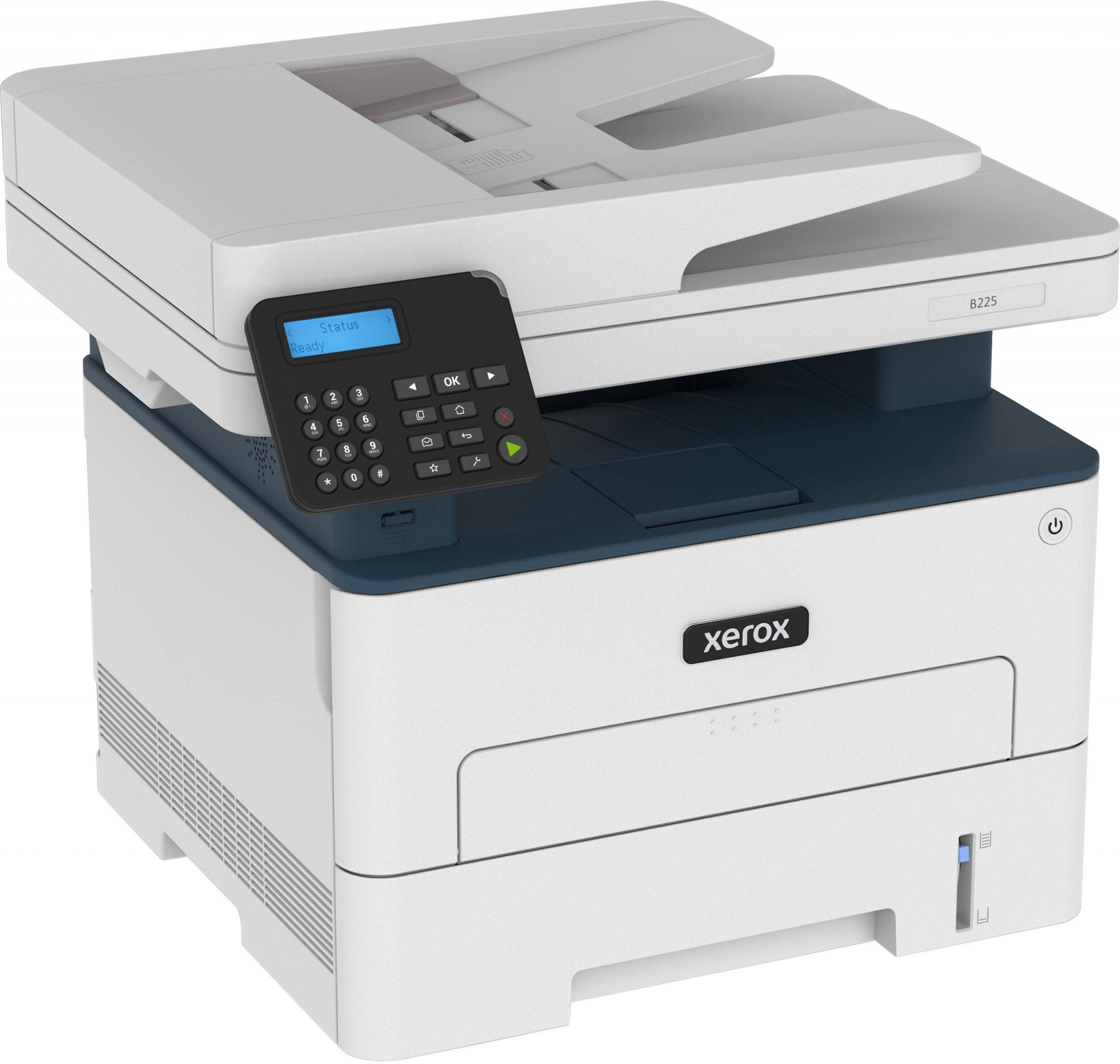 МФУ лазерный Xerox WorkCentre B225DNI (B225V_DNI) A4 Duplex Net WiFi белый/синий — фото 3