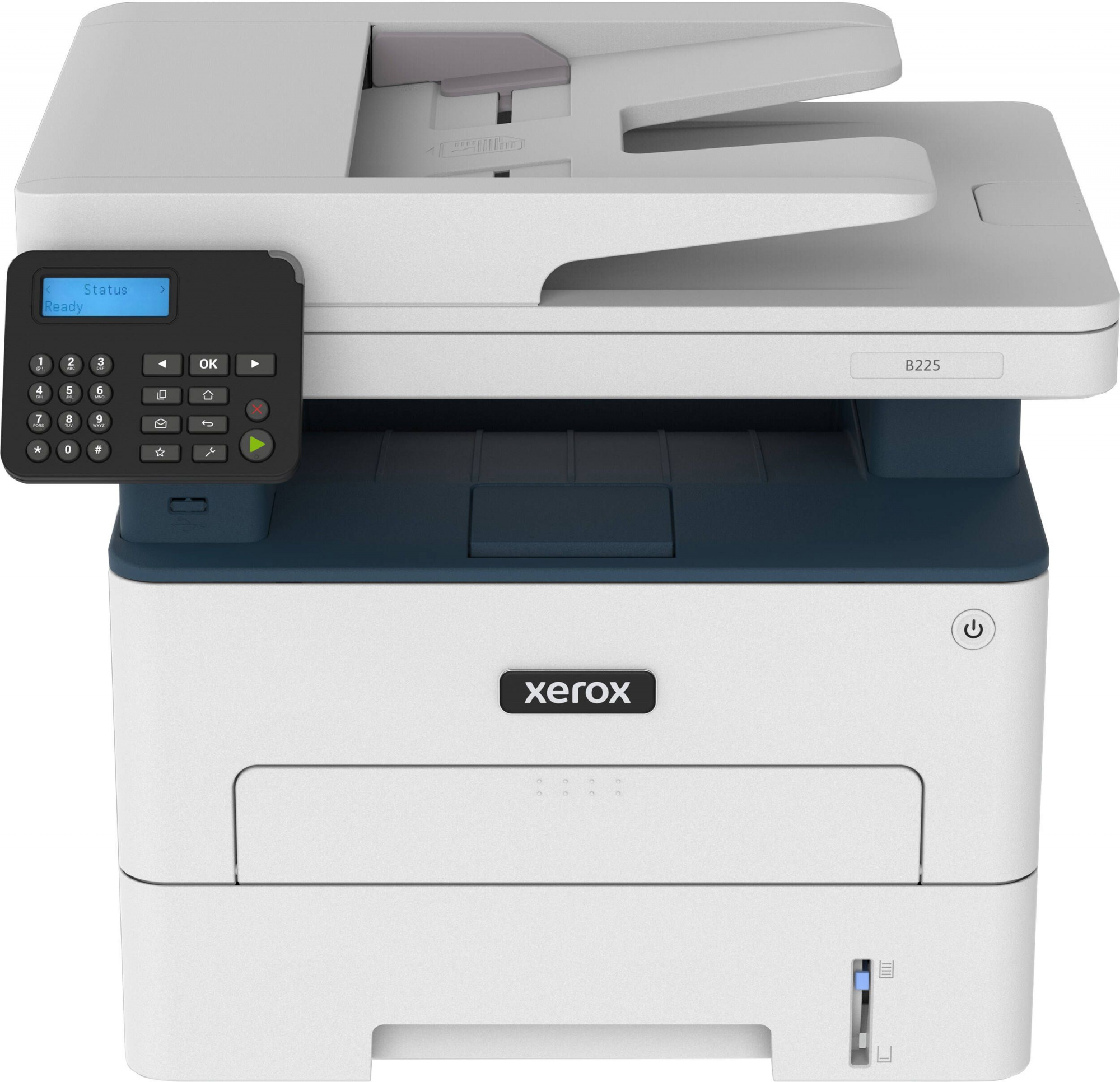 МФУ лазерный Xerox WorkCentre B225DNI (B225V_DNI) A4 Duplex Net WiFi белый/синий — фото 4