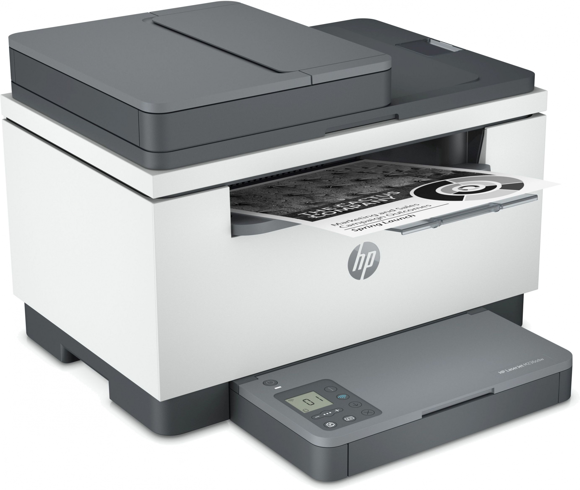 МФУ лазерный HP LaserJet M236sdw (9YG09A) A4 Duplex WiFi белый/серый — фото 3