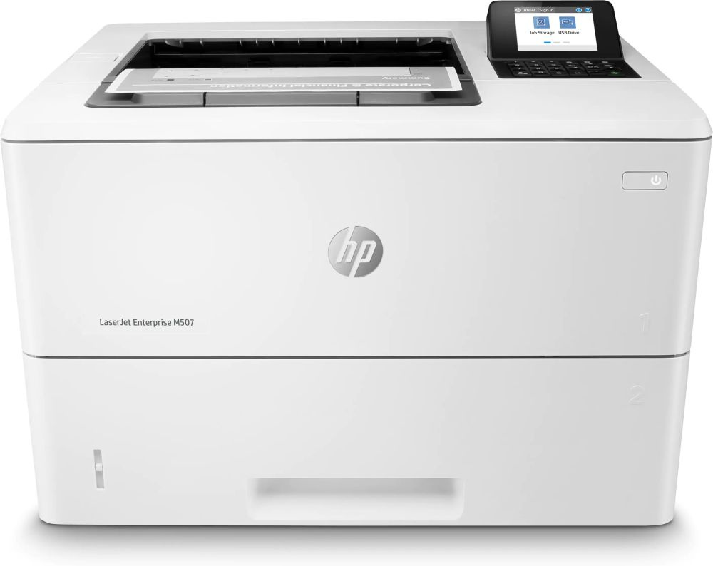 Принтер лазерный HP LaserJet Enterprise M507dn (1PV87A) A4 Duplex белый — фото 7