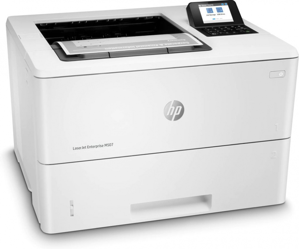 Принтер лазерный HP LaserJet Enterprise M507dn (1PV87A) A4 Duplex белый — фото 5