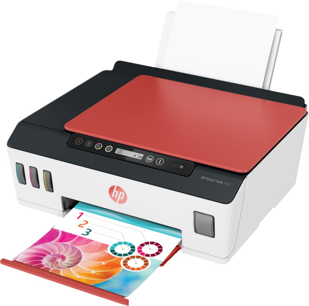 МФУ струйный HP Smart Tank 519 AiO (3YW73A) A4 WiFi BT USB черный/красный — фото 4