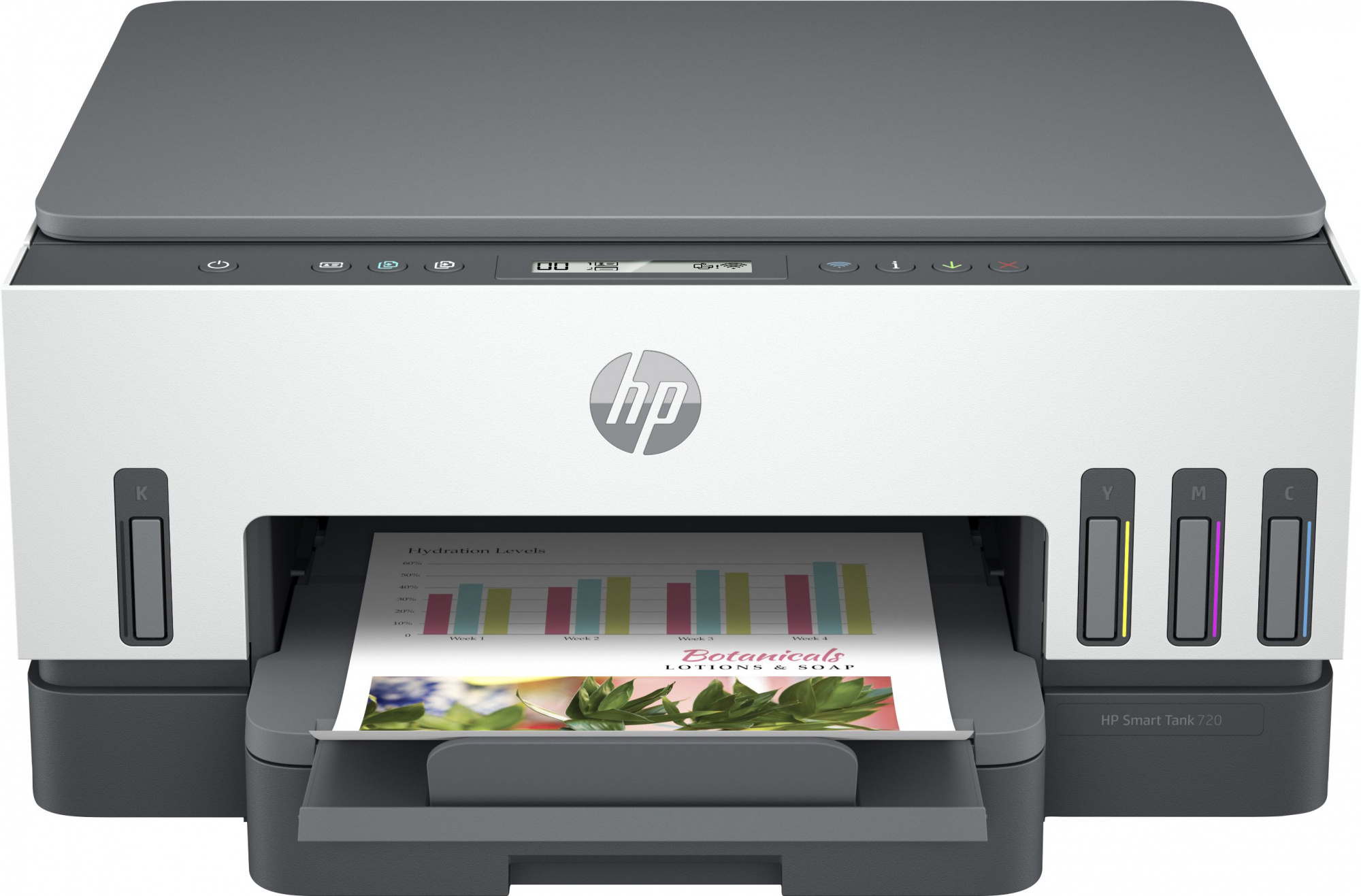 МФУ струйный HP Smart Tank 720 AiO (6UU46A) A4 Duplex WiFi BT USB серый/белый — фото 4