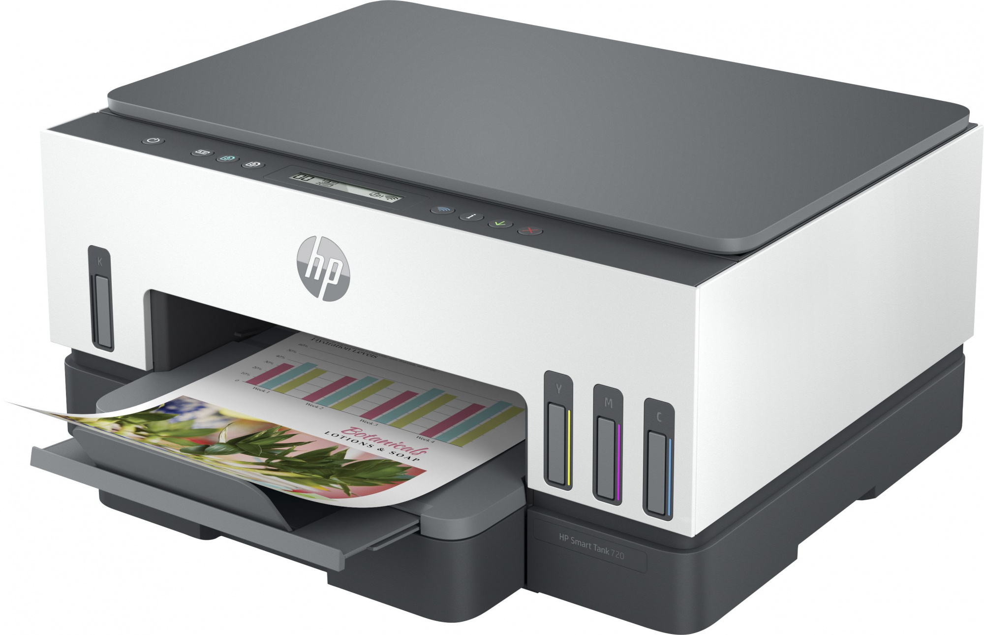 МФУ струйный HP Smart Tank 720 AiO (6UU46A) A4 Duplex WiFi BT USB серый/белый — фото 5