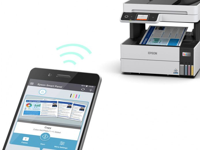 МФУ струйный Epson L6490 (C11CJ88405/502/507) A4 Duplex Net WiFi серый — фото 6