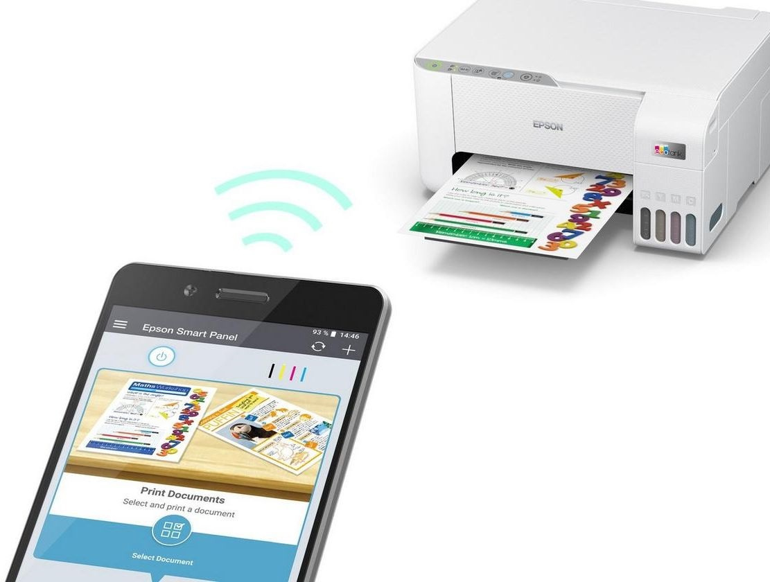 МФУ струйный Epson L3256 (C11CJ67421/504/524) A4 WiFi белый — фото 6
