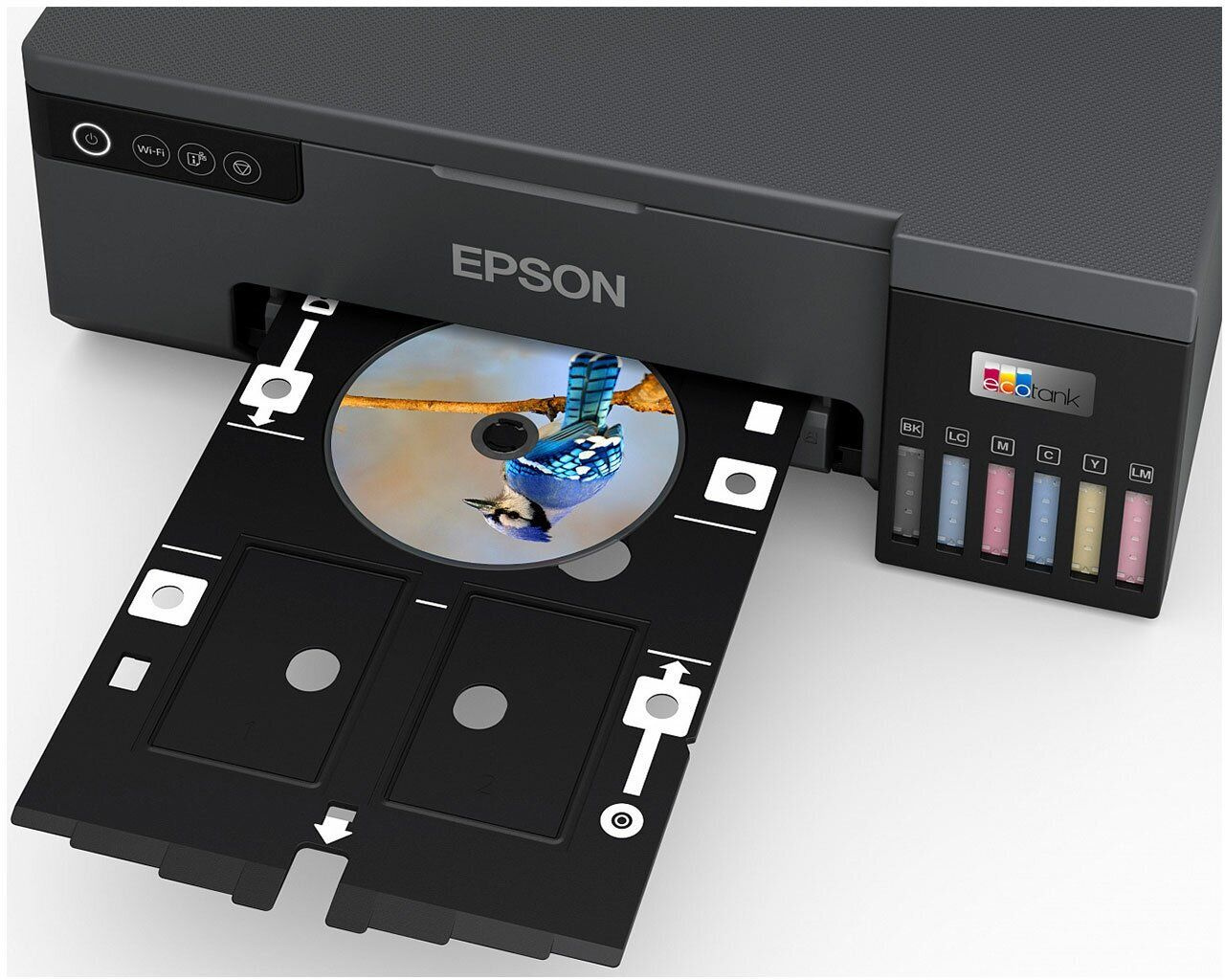 Принтер струйный Epson L8050 (C11CK37405/C11CK37506) A4 WiFi черный — фото 4