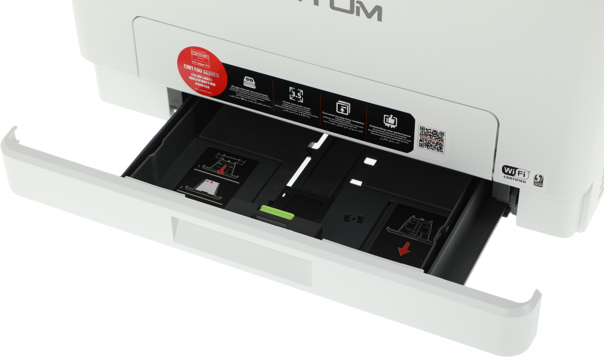 МФУ лазерный Pantum CM1100ADW A4 Net WiFi белый — фото 14