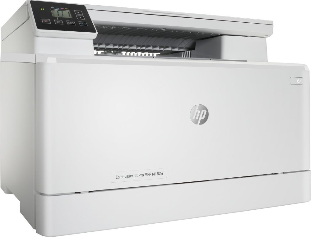 МФУ лазерный HP Color LaserJet Pro MFP M182n (7KW54A) A4 Net белый — фото 3