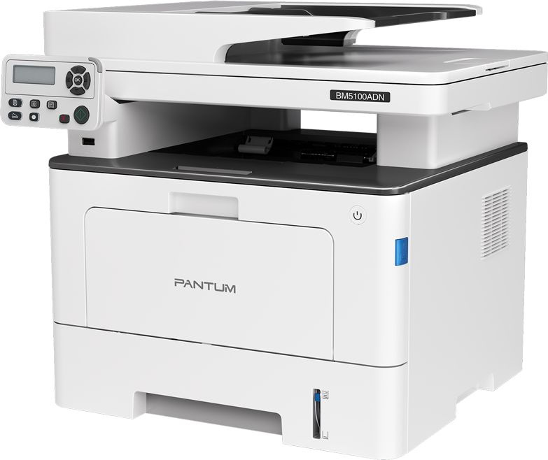 МФУ лазерный Pantum BM5100ADN A4 Duplex Net белый/серый — фото 2