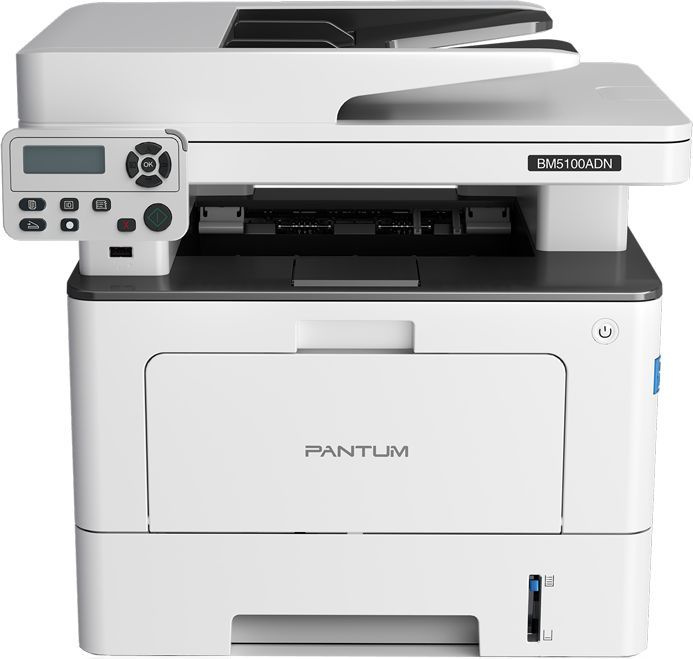МФУ лазерный Pantum BM5100ADN A4 Duplex Net белый/серый — фото 4