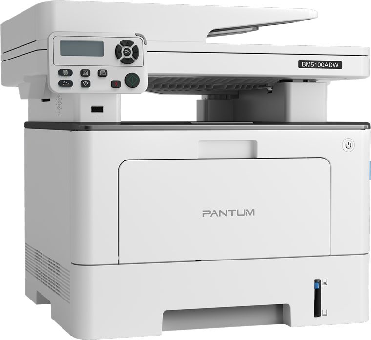 МФУ лазерный Pantum BM5100ADW A4 Duplex Net WiFi белый/серый — фото 4