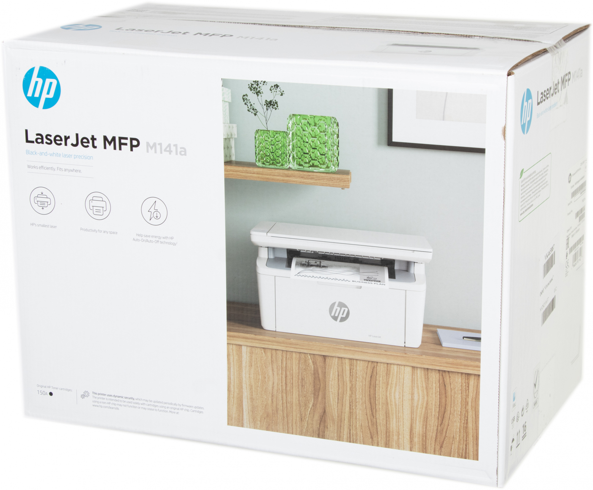 МФУ лазерный HP LaserJet M141a (7MD73A) A4 белый — фото 18