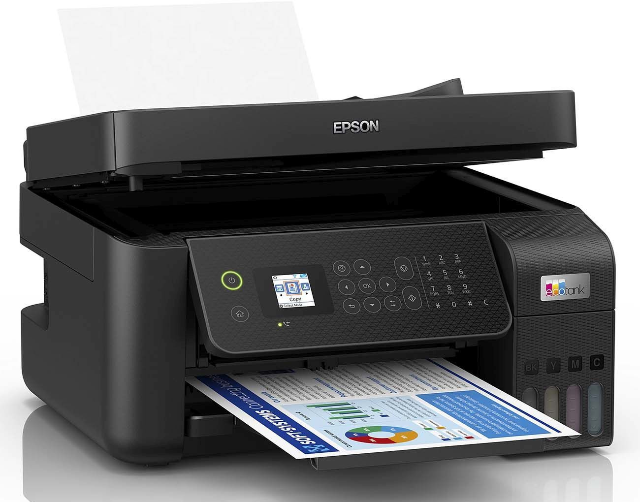 МФУ струйный Epson L5290 (C11CJ65512) A4 WiFi черный — фото 2