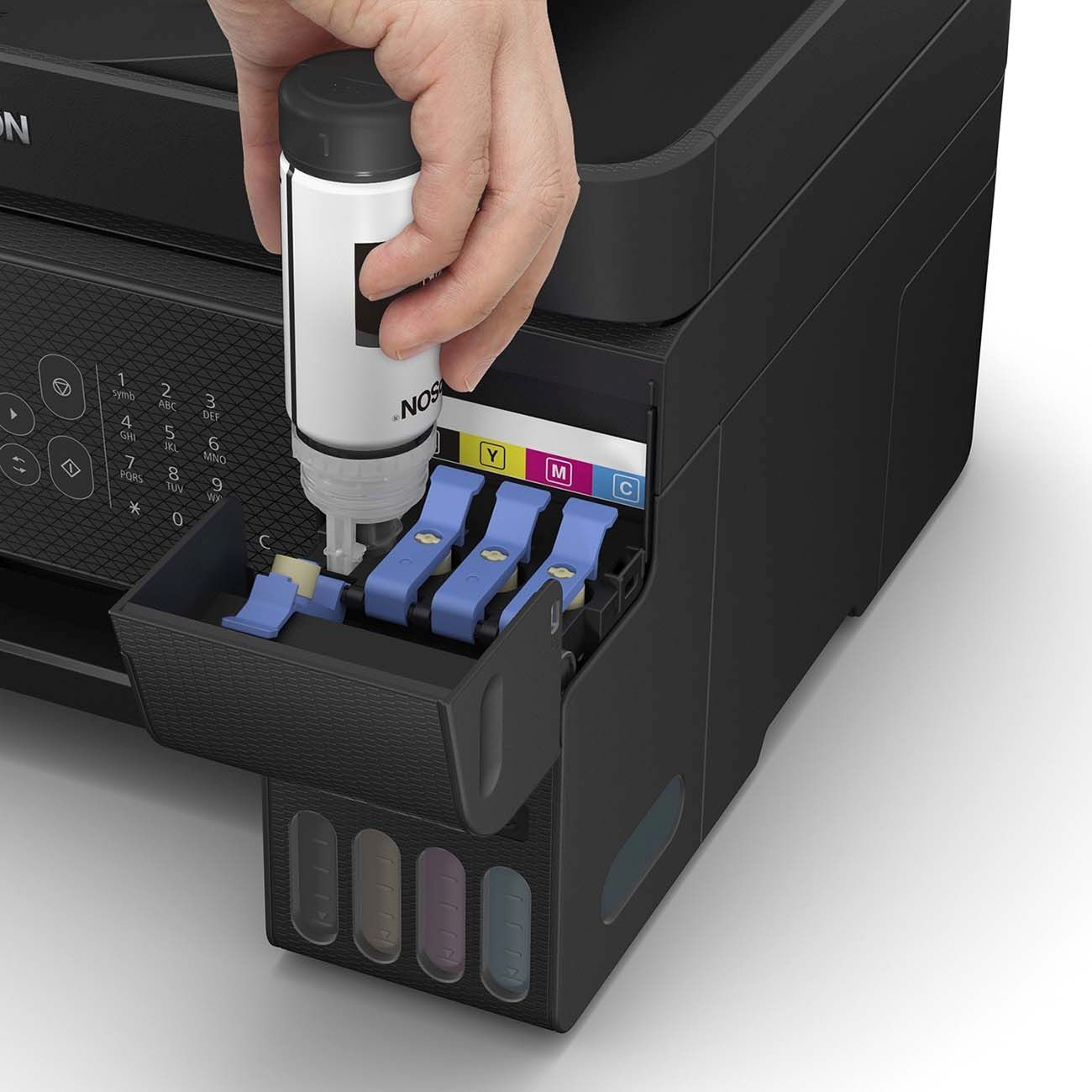 МФУ струйный Epson L5290 (C11CJ65512) A4 WiFi черный — фото 6