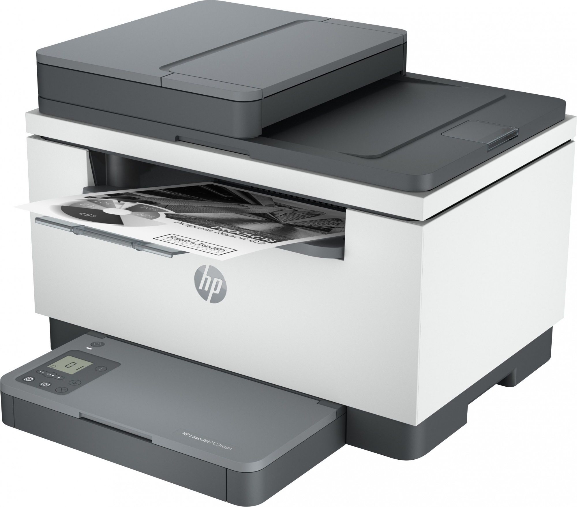 МФУ лазерный HP LaserJet M236sdn (9YG08A) A4 Duplex белый/серый — фото 2