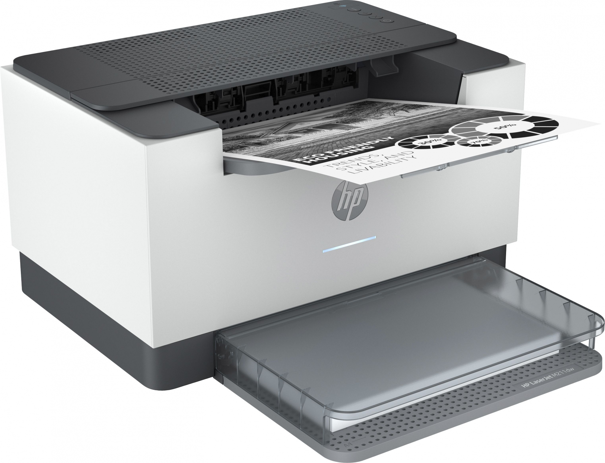 Принтер лазерный HP LaserJet M211dw (9YF83A) A4 Duplex Net WiFi белый — фото 3