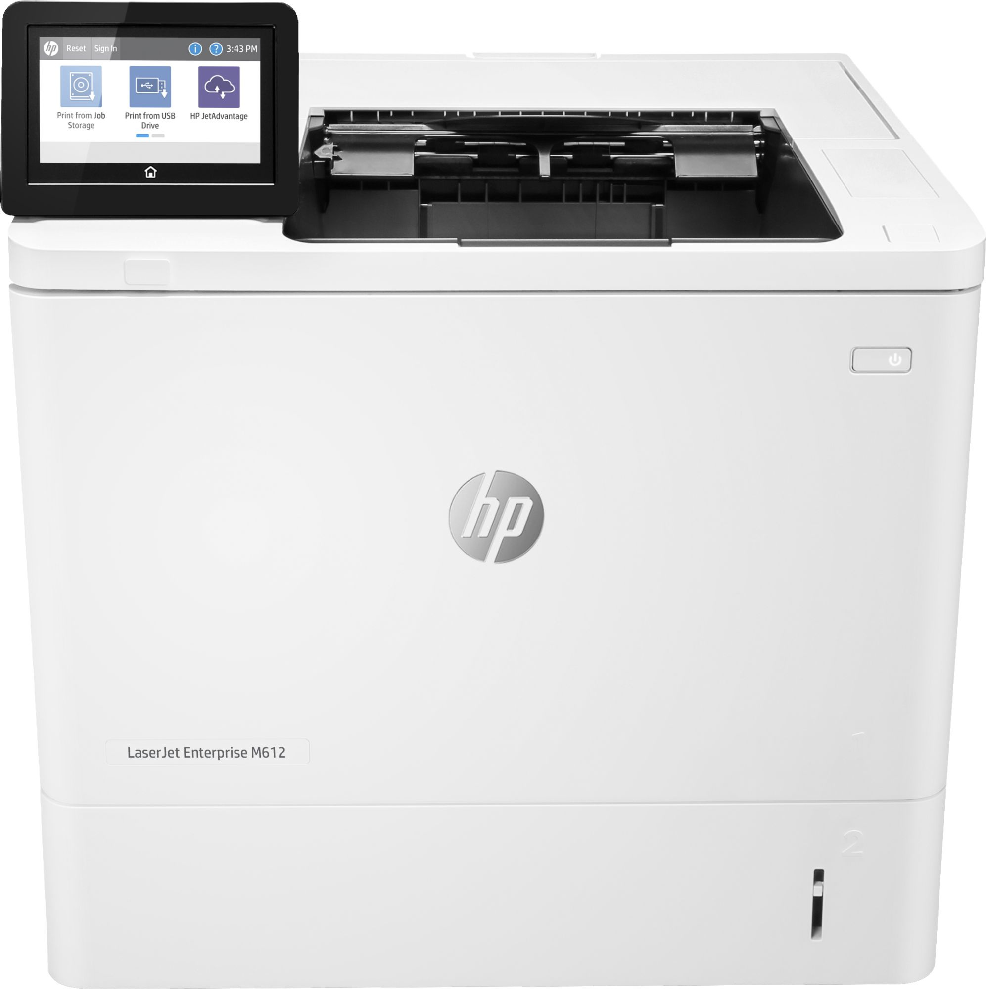 Принтер лазерный HP LaserJet Enterprise M612dn (7PS86A) A4 Duplex Net белый — фото 2