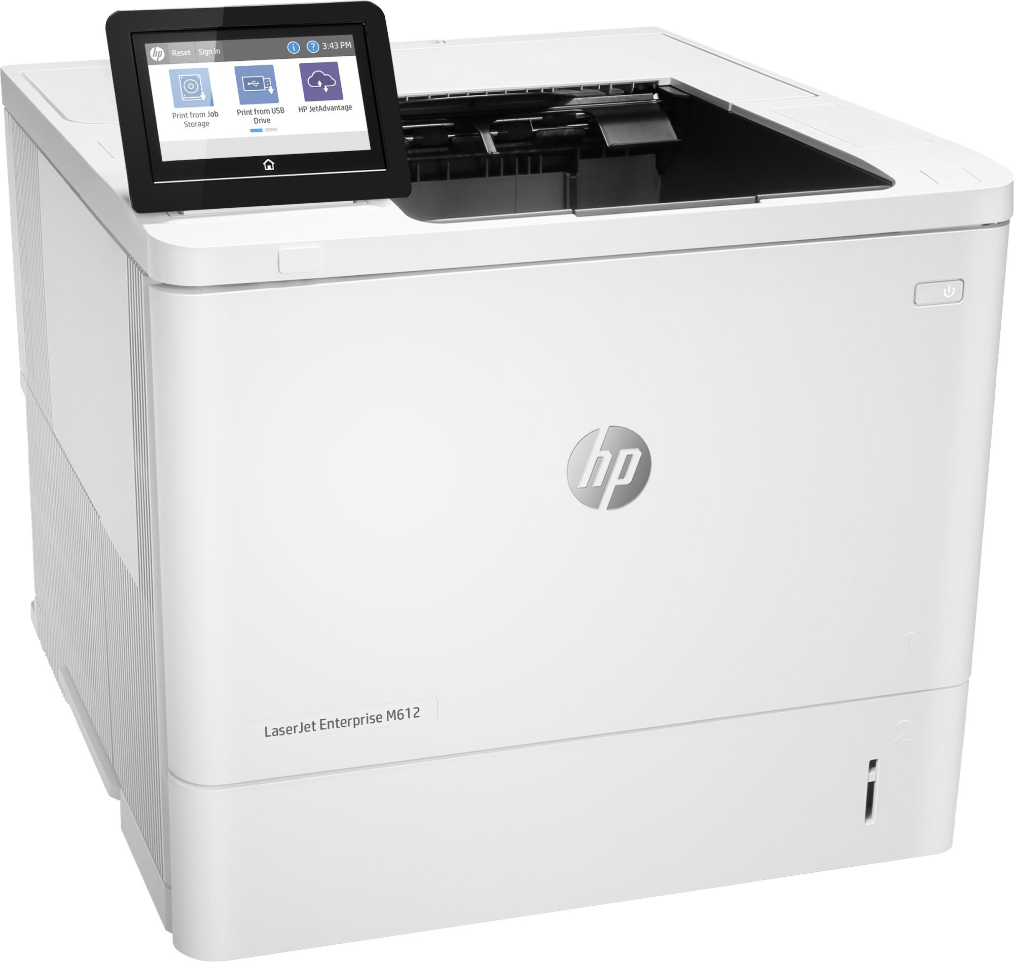 Принтер лазерный HP LaserJet Enterprise M612dn (7PS86A) A4 Duplex Net белый — фото 5