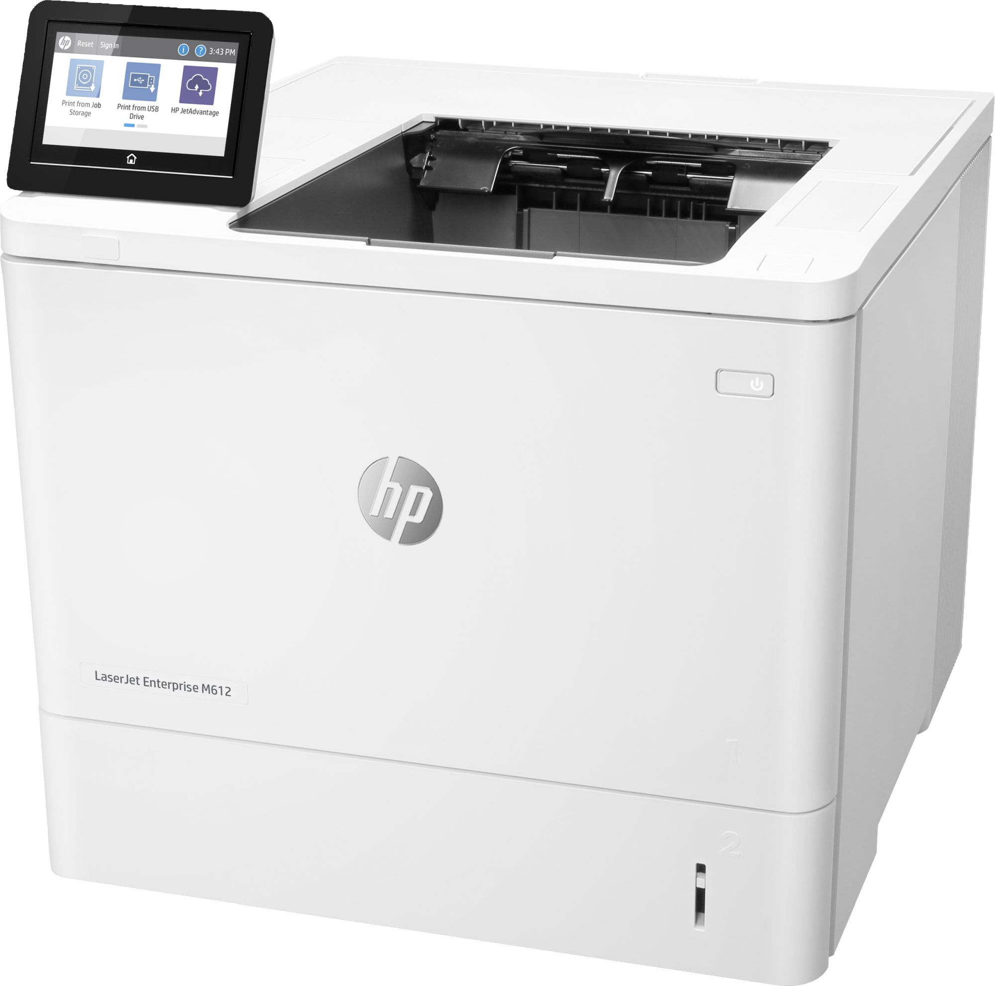 Принтер лазерный HP LaserJet Enterprise M612dn (7PS86A) A4 Duplex Net белый — фото 4
