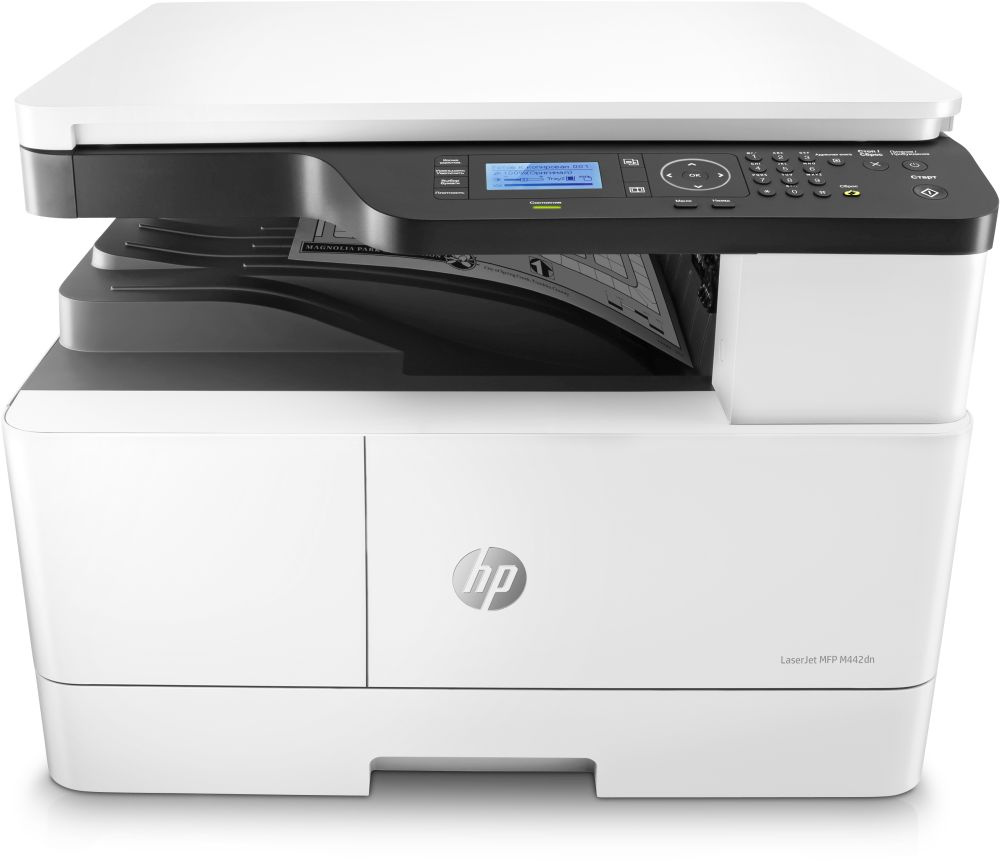 МФУ лазерный HP LaserJet Pro M442dn (8AF71A) A3 Net белый/черный — фото 2